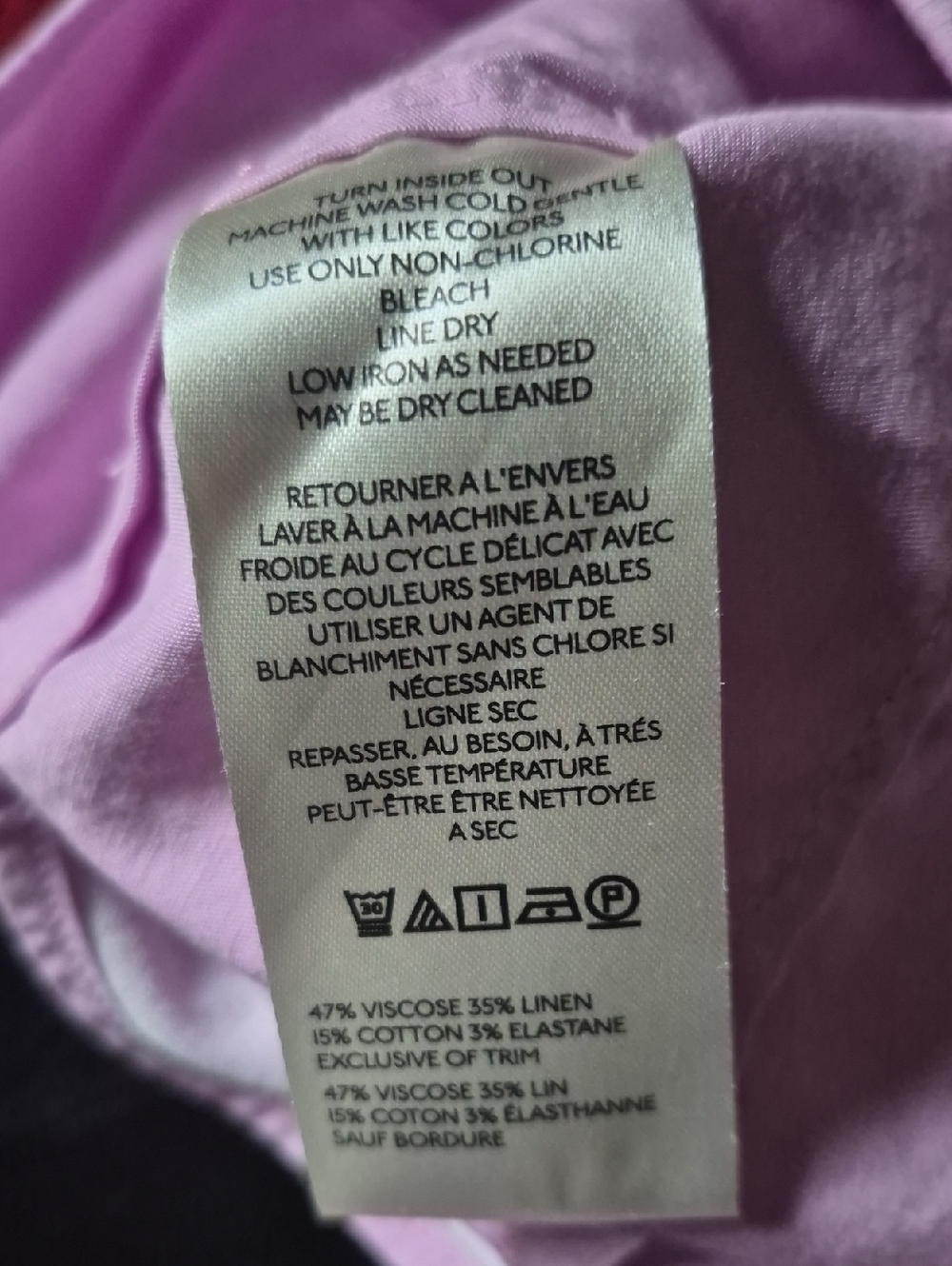 NWT Anthropologie Maeve Colette Pink Pants Bottom Ruffle Sz 28 $130 - Picture 7 of 7